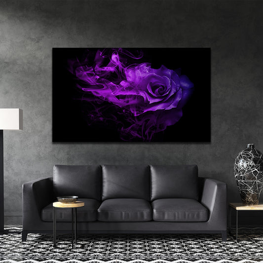 Purple Rose - Canvas Print