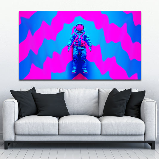 Trippy Spaceman - Canvas Print