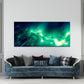 Abstract Green Glow - Canvas Print