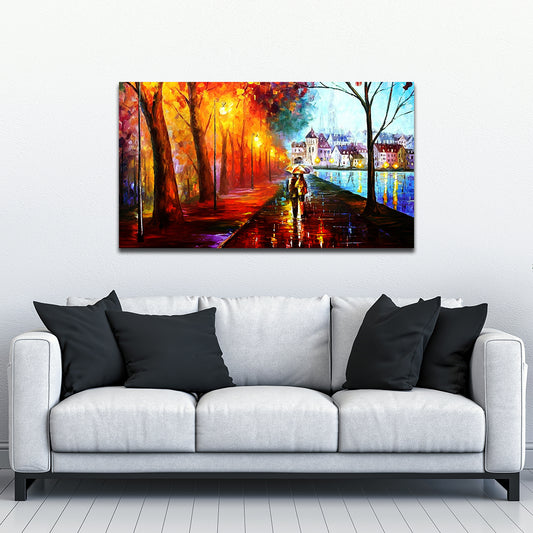 Walk in the Fall - Canvas Print